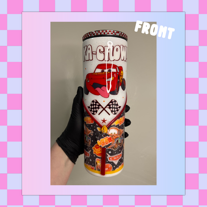 Red Race Car 30 oz Skinny Tumbler