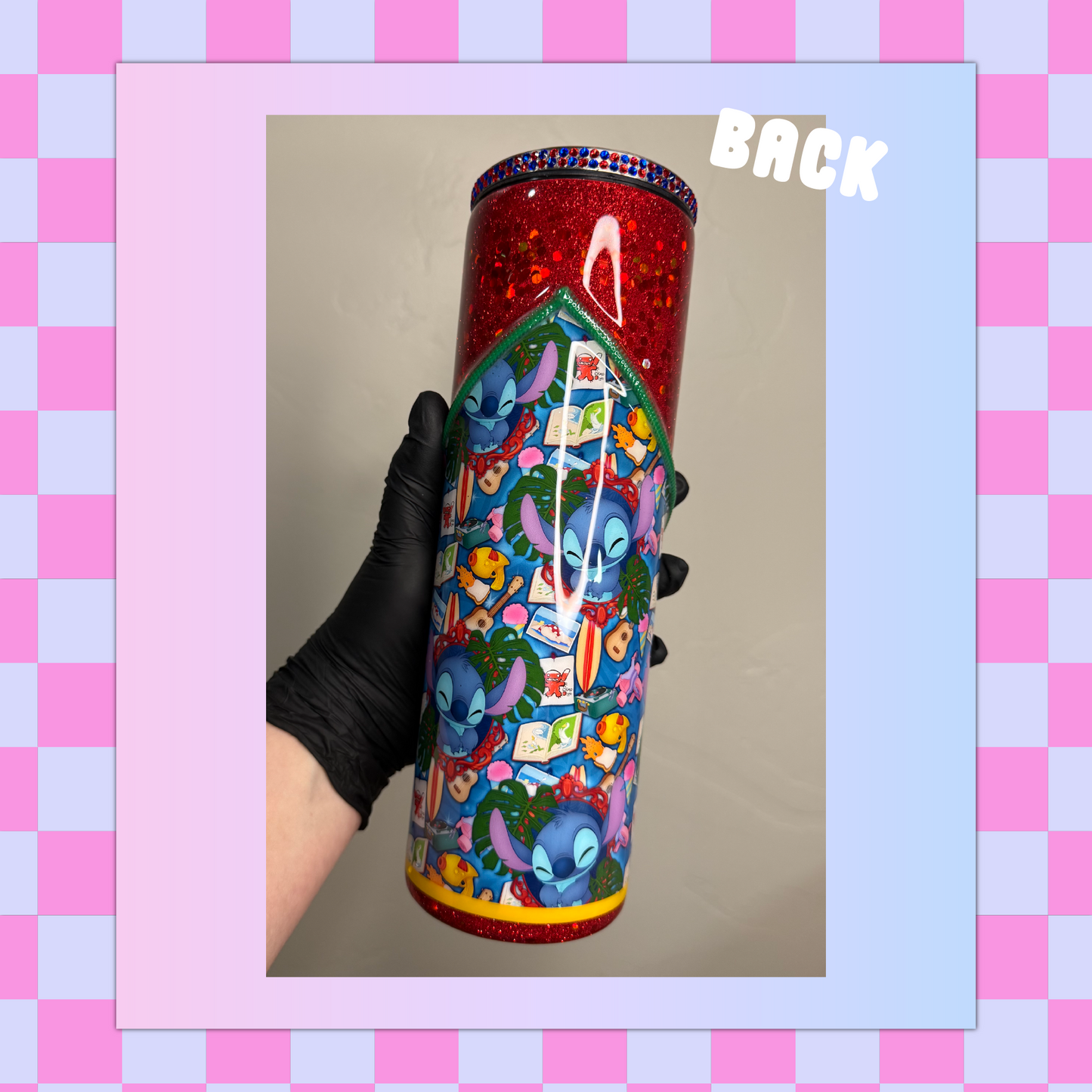 Blue Alien 30oz Skinny Tumbler