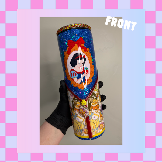 Red Bow Princess 30oz Skinny Tumbler